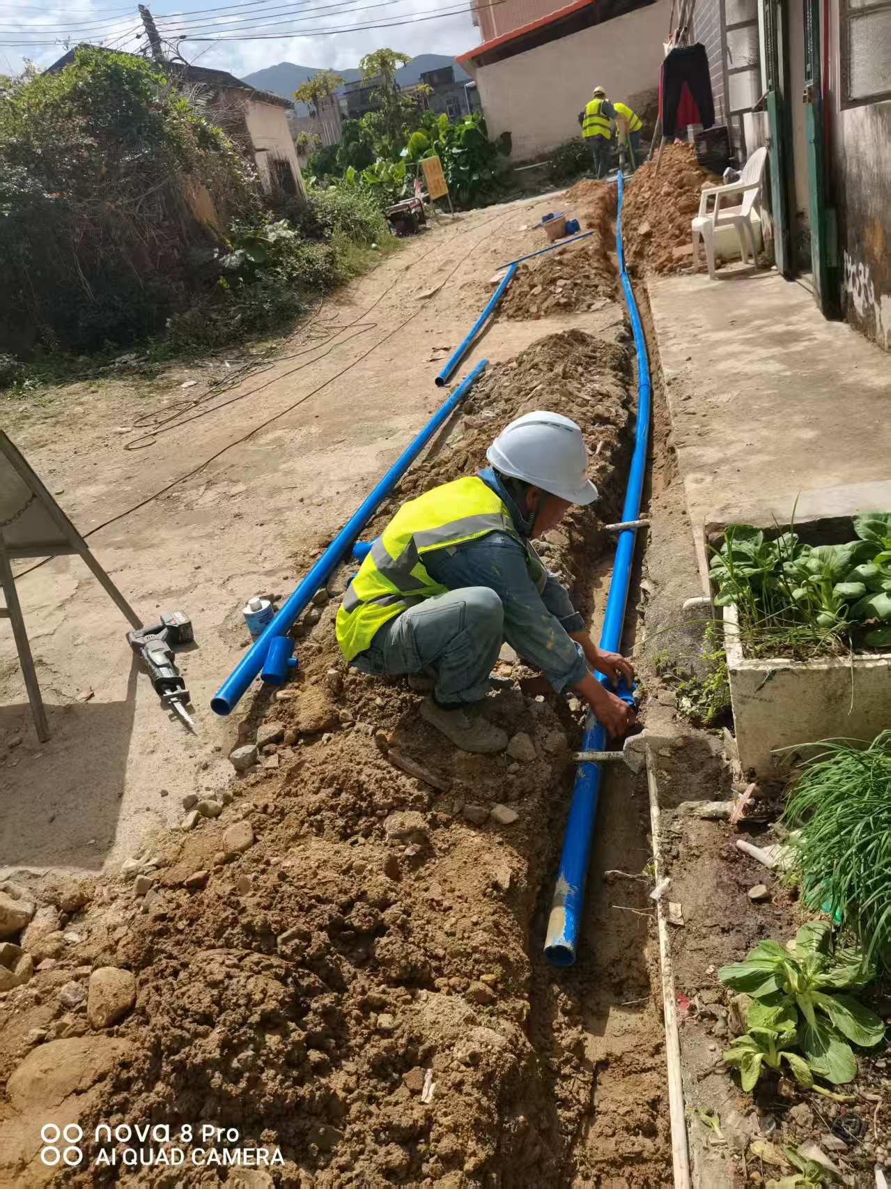 铁涌旧管网改造工程稳步推进 民生基础设施升级按下“快进键